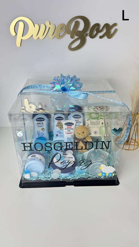 💙 Babyshower für den kleinen Jungen 👶 – Willkommen im Leben! - PureBox