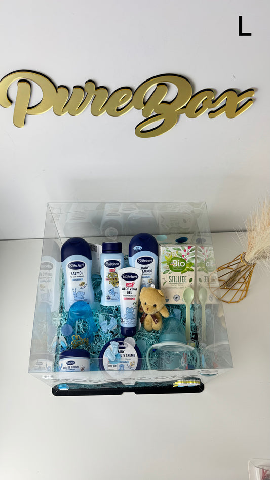 💙 Babyshower für den kleinen Jungen 👶 – Willkommen im Leben! - PureBox